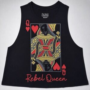 Lions Not Sheep Rebel Queen Tank Top Women's Medium Black Queen Collection